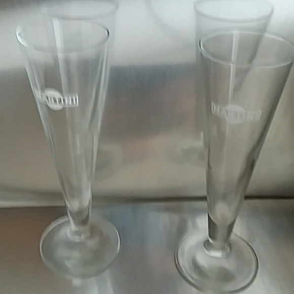Martini  Cocktail glass set of 2 Vintage - Picture 4 of 6
